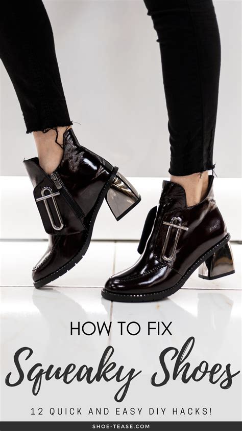how to fix a squeaky shoe